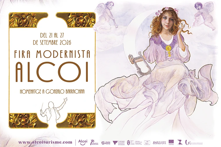 Del 21 al 27 de setembre de 2026. Fira modernista. Alcoi. Homenatge a Gonzalo Barrachina. www.alcoiturisme.com