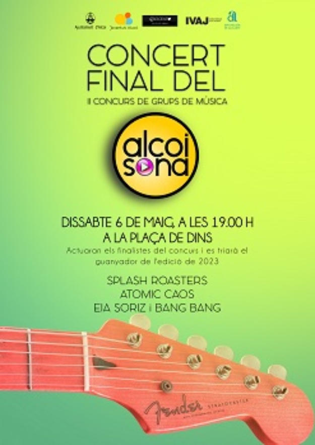 Cartell del concert d'Alcoi Sona 2023