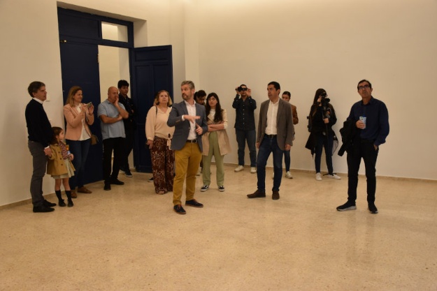 Toni Francés en l'obertura del CCJ després de les obres