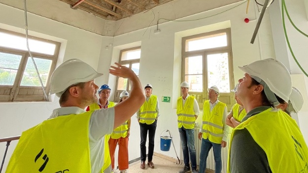 Visita a las obras del Centro Cervantes Jove