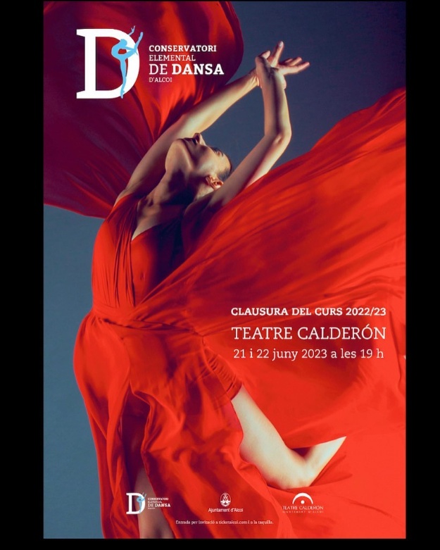 Cartel Fin de Curso Conservatorio de Danza 2023