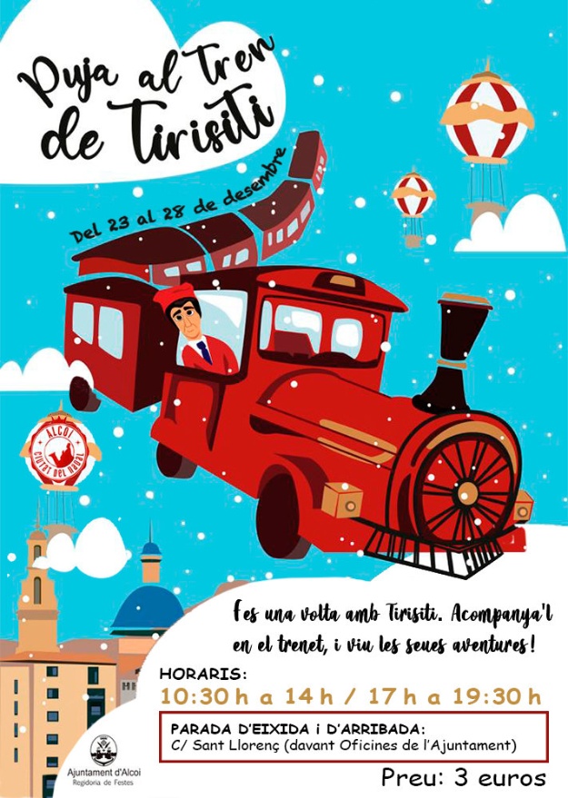 Cartell Tren Tirisiti Nadal 2022