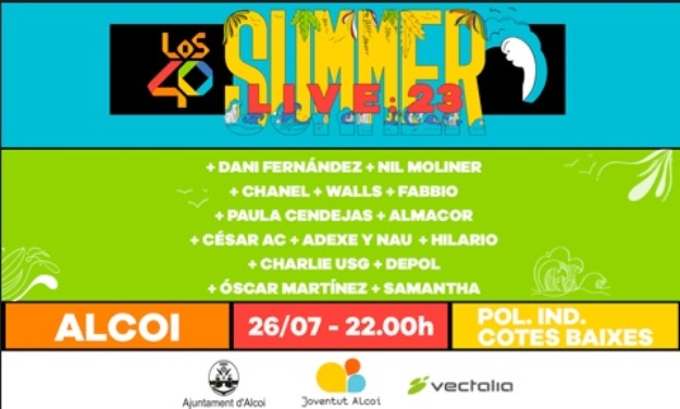 Cartell amb la informació del concert que està a la notícia