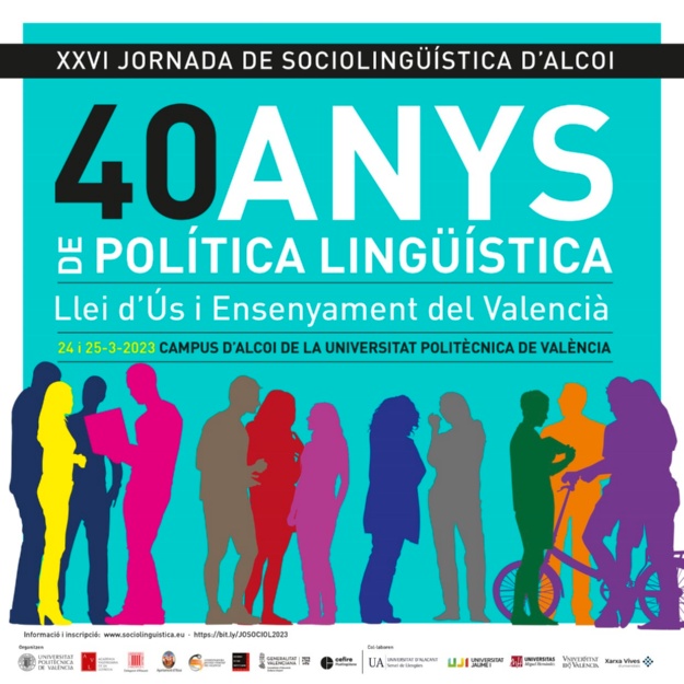 Cartell de la XXVI Jornada de Sociolingüística d'Alcoi 2023