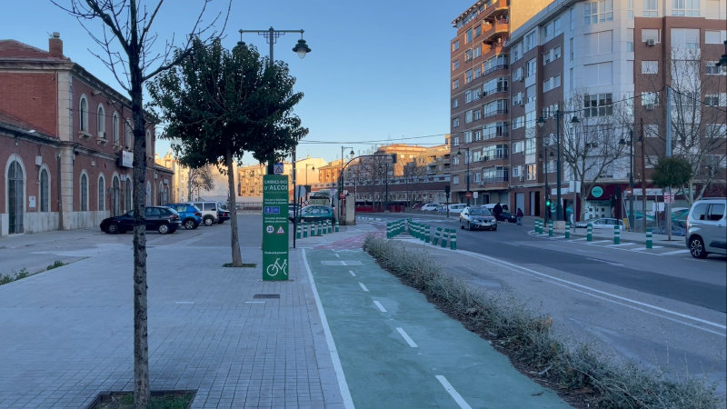 Estado actual de la zona cercana a la estación de Renfe, dentro del ámbito de actuación de las obras