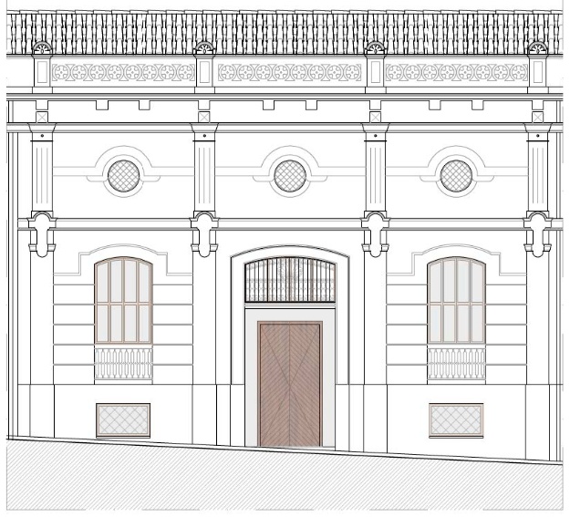 Façana Principal de l'edifici del museu reformat