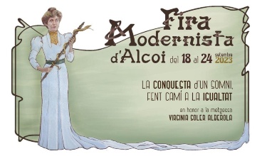 Cartell anunciador de la Fira Modernista