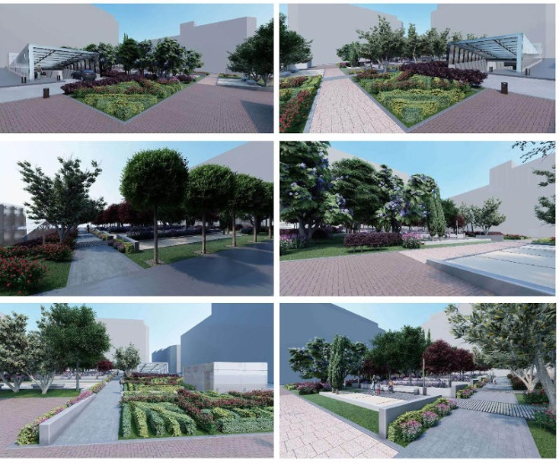 Imagenes de como quedará el proyecto de La Rosaleda