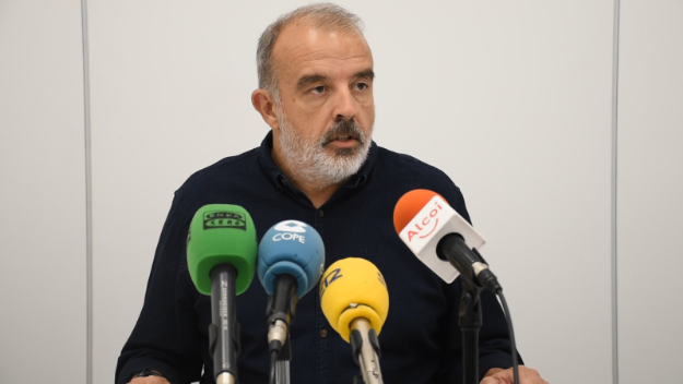 Jordi Martínez en la rueda de prensa