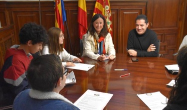 Miembros del CLIA reunidos con el alcalde