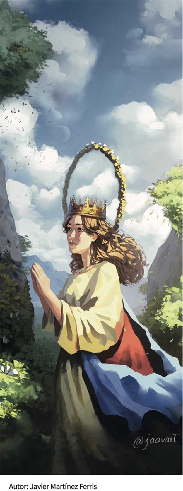 Cartell Verge dels Lliris, autor: Javier Martínez Ferris