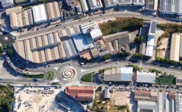 Vista aèria polígon industrial la Beniata