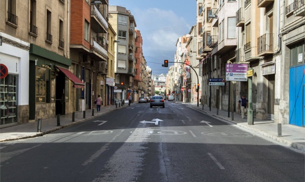 Fotografia del carrer Entença