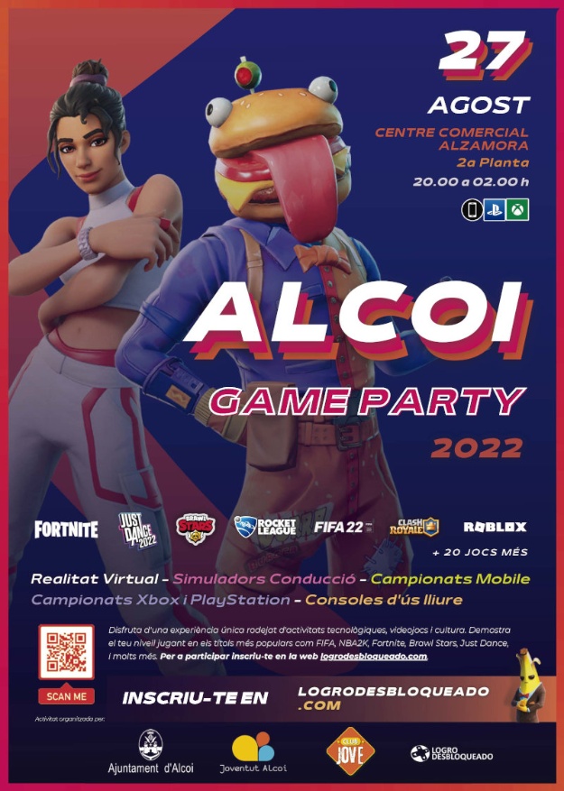 Cartel Alcoi game party 2022