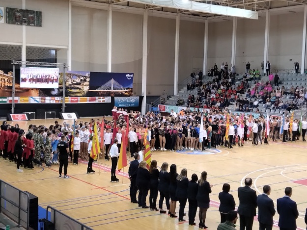 foto del campeonata de España Grupos Show celebrado en Alcoy
