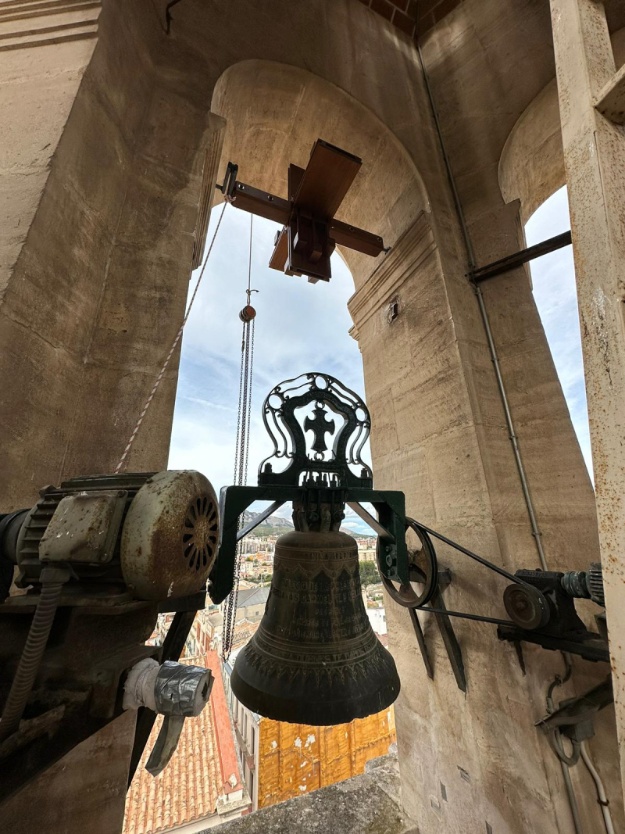 Matraca del campanario de Santa María