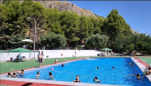 Piscina de Les Paules després de la seua reobertura