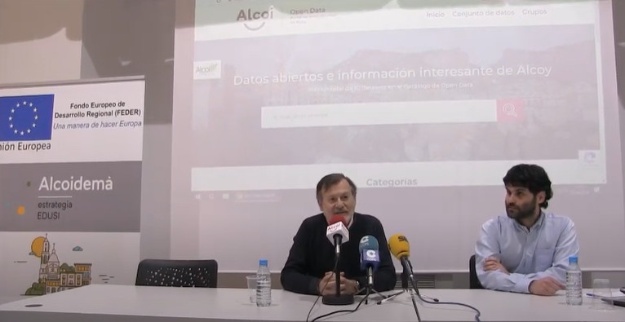 Manolo Gomicia y Christian Córdoba en la rueda de prensa