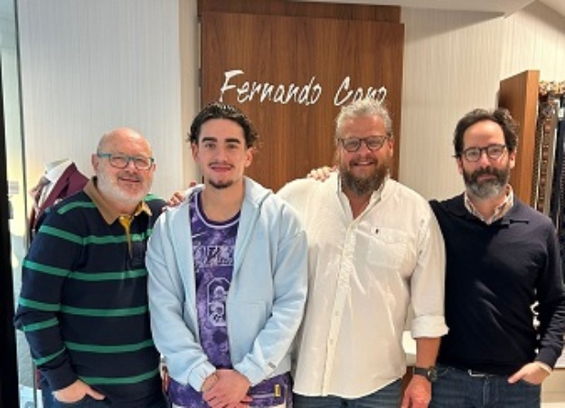 Uno de los negocios que participó en la acogida a estudiantes y profesores de Dinamarca en marzo en Alcoy