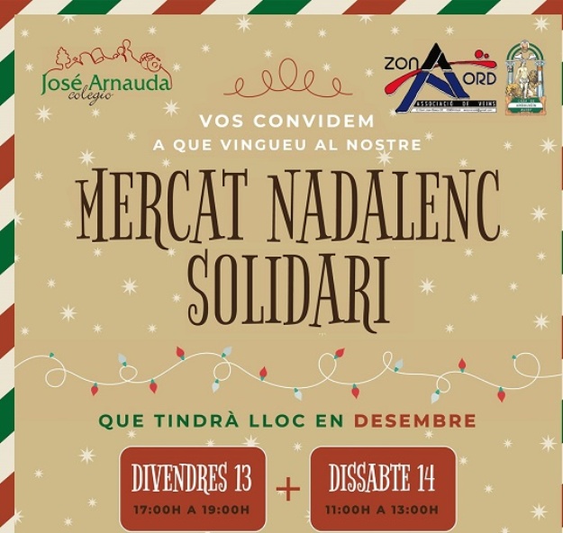 Cartel Mercat Nadalenc Solidari