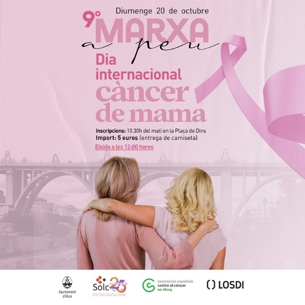 Cartel día internacional cáncer de mama
