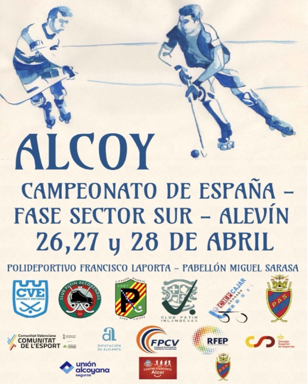 Cartel campeonato de España de Hockey