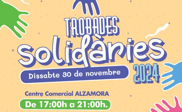 Cartell de les Trobades Solidàries 2024