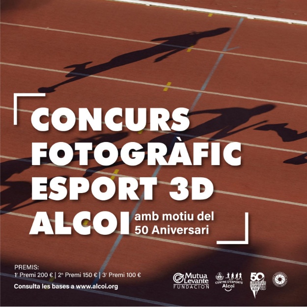 Cartell del concurs fotogràfic Esport 3D Alcoi