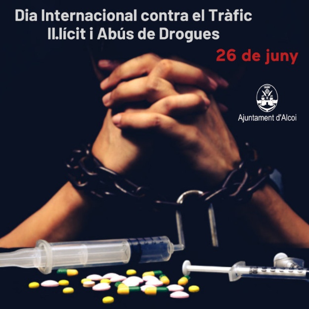 Cartell del Dia internacional contra el tràfic il·lícit i l'abús de drogues