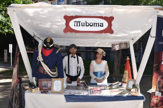 Estand del Muboma en la Fira Modernista
