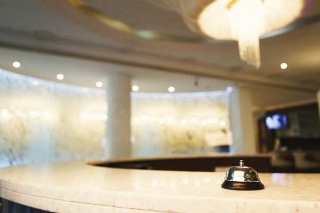 Recepción de hotel