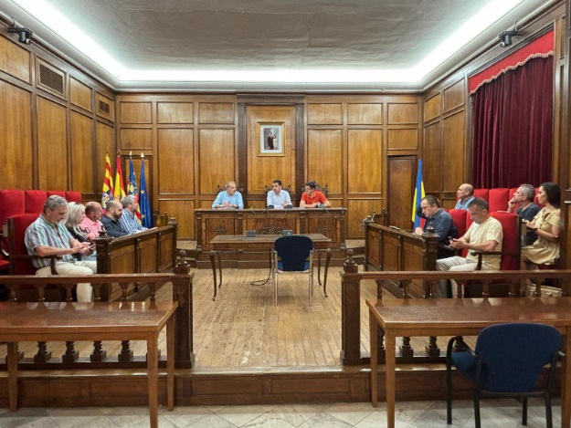 Reunión del Consejo Económico y Social en el Salón de Plenos