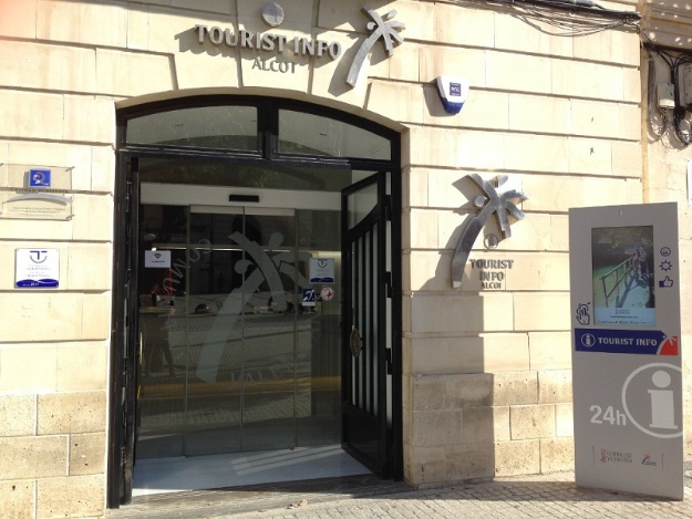 Entrada de l'Oficina de Turisme d'Alcoi