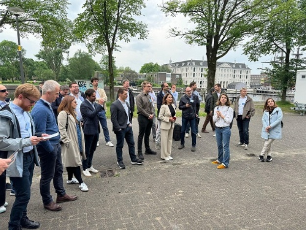Visita dels tècnics d'Alcoi a Amsterdam dins del programa Intelligent Cities Challenge. Foto de Smart City Amsterdam