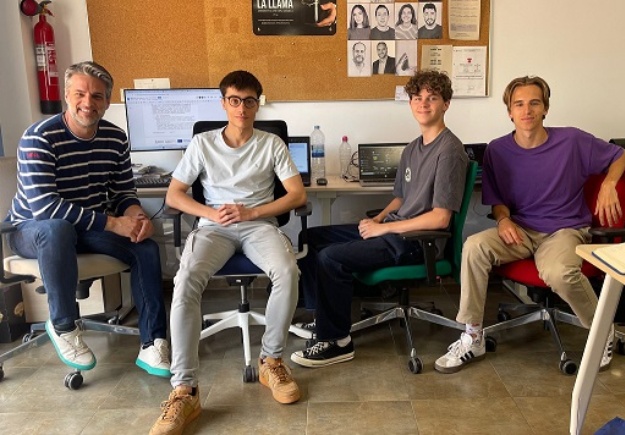 Alumnes en pràctiques en l'empresa Difusión