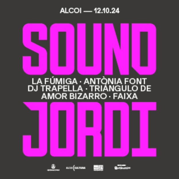 Cartel anunciador del Sound Jordi con los grupos participantes