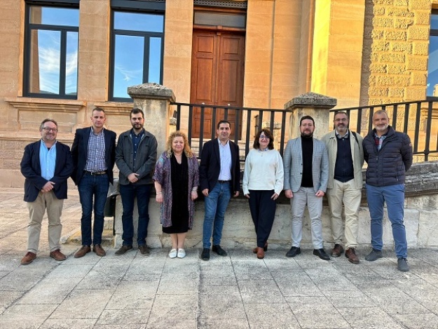 Visita de la rectora de la UA al edificio de Cervantes