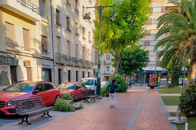 Foto del Parterre, una de les zones d'actuació