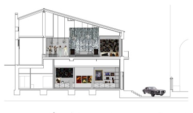 Imagen del proyecto museográfico del Museo de Camilo Sesto