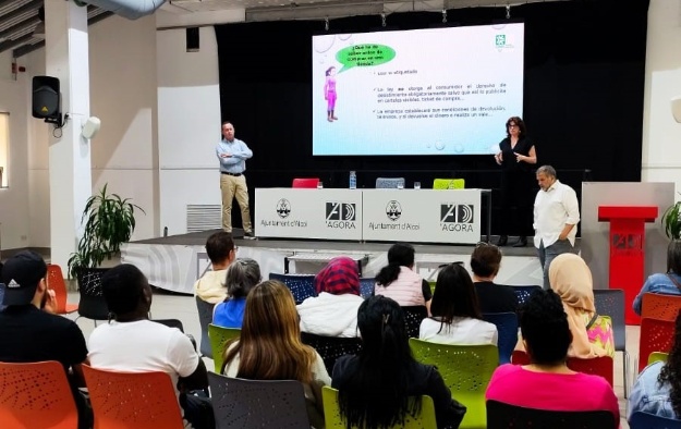 Una de las actividades de los itinerarios de inclusión social