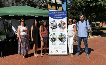 Aroa Mira i Carles Sansalvador amb tècniques de l'àrea