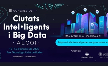 Cartell III Congrés Ciutats intel·ligents i Big Data. Alcoi, 15 i 16 d'octubre 2025