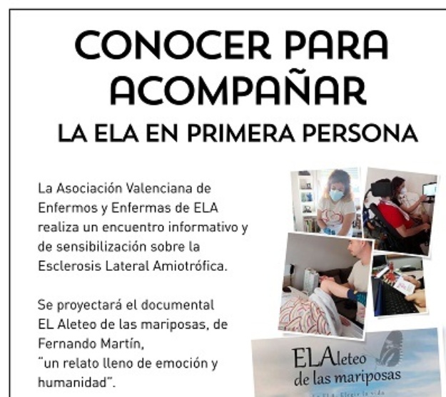 Cartell 'Conèixer per a acompanyar. L'ELA en primera persona'