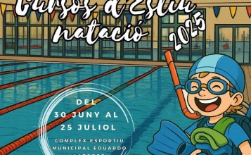 Cartell Cursos Natació 2025