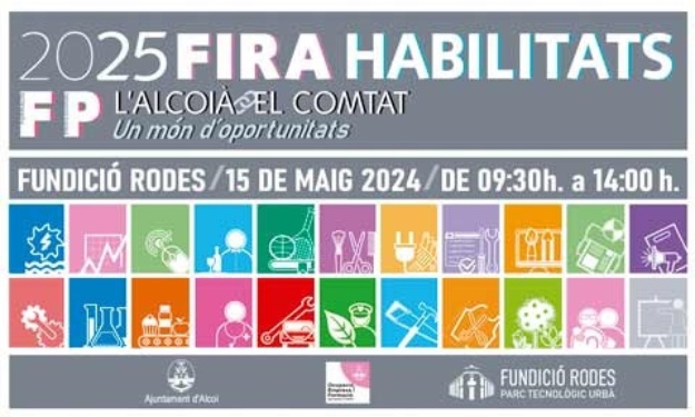 Cartel Feria de habilidades FP: L’Alcoià – El Comtat