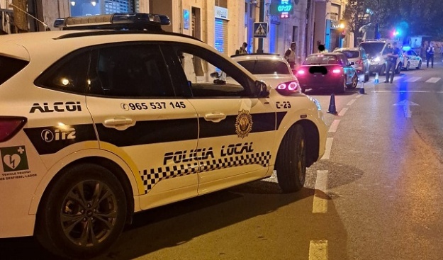 Control de la Policia Local d'Alcoi