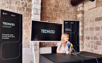 Elisa Guillem presenta en roda de premsa TECHVIU