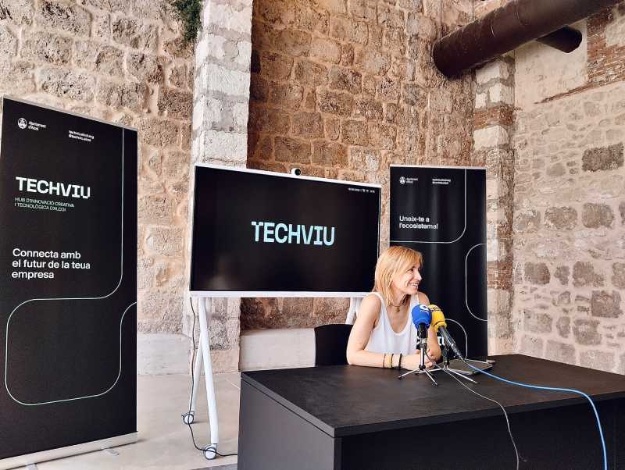 Elisa Guillem presenta en roda de premsa TECHVIU