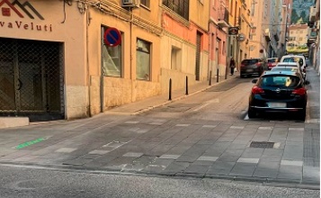Creuament dels carrers de Na Saurina d'Entença i d'Anselm Aracil