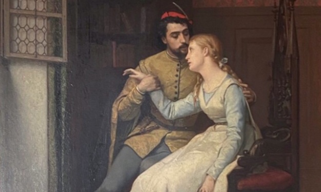 Fragment d'una obra d'Antonio Gisbert